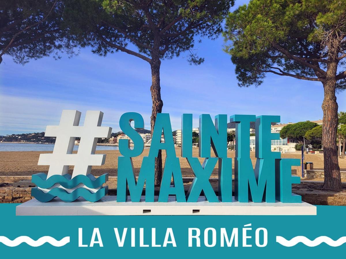 La Villa Romeo, Piscine Et Spa Sainte-Maxime Exteriör bild